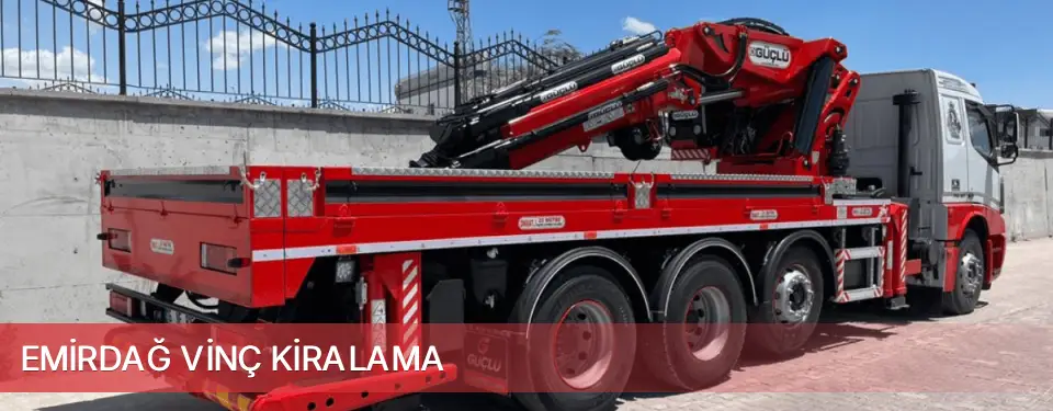 Emirdağ İlçemi Vinç Kiralama